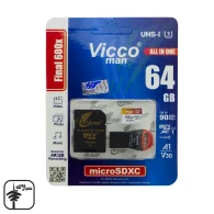 رم VICCO مدل All in One 600X 64GB 90MB/s