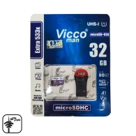 رم VICCO مدل microSD+USB 533X 32GB 80MB/s